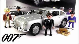 JAMES BOND 007 Playmobil Aston Martin DB5 Goldfinger Edition Toy Review  Votesaxon07 [upl. by Noiroc102]