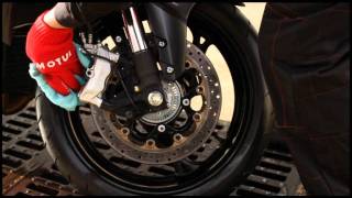 Motul  MC Care range  Wheel Clean [upl. by Neelcaj]