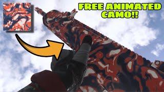 UNLOCK THIS FREE ANIMATED CAMO  BLAZON CAMO  quotU ASSIST VETERANSquot CHALLENGES [upl. by Styles]