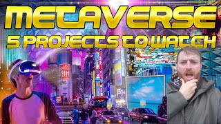 Top 5 MetaVerse Crypto Projects with Huge Potential [upl. by Bolitho112]