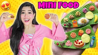 I Ate Only MINI Food for 24 HOURS 😍 too cute 😱 Nilanjana Dhar [upl. by Peacock]