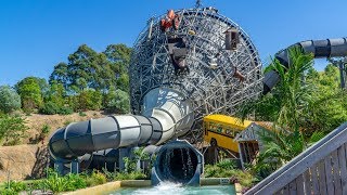 Jamberoo Action Park  Perfect Storm  Amazing Funnel Waterslide [upl. by Agata312]