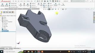 Editing STL file in SolidWorks [upl. by Yroger]