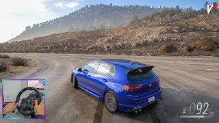 Volkswagen Golf R 2022  Forza Horizon 5  Logitech G29TH8S Steering Wheel Gameplay [upl. by Margareta]