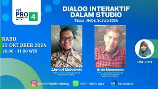 DIALOG INTERAKTIF  quotNOBEL SASTRA 2024 quot [upl. by Nnylidnarb]