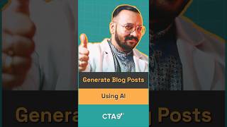 Generating Blog Posts Using AI in HubSpot shorts ytshorts [upl. by Adnoluy]