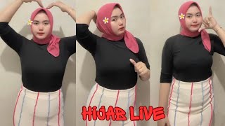 TIKTOK LIVE HIJAB CANTIK 2024 [upl. by Borlow]