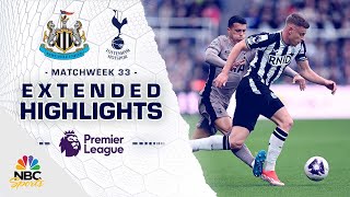 Newcastle United v Tottenham Hotspur  PREMIER LEAGUE HIGHLIGHTS  4132024  NBC Sports [upl. by Ydennek]