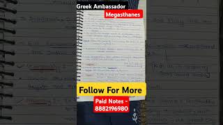 History of Megasthenes  Greek Ambassador shortvideo shortviral ancienthistory historyedupoint [upl. by Adnamra909]