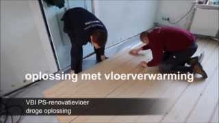 Vloerverwarming  Systeem Uponor  PSrenovatievloer VBI [upl. by Ocirled]