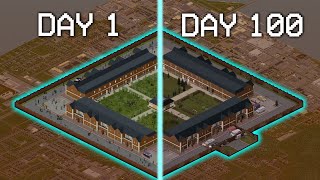 I Survived 100 Days in Insane Population Louisville  Project Zomboid Movie [upl. by Atahs97]