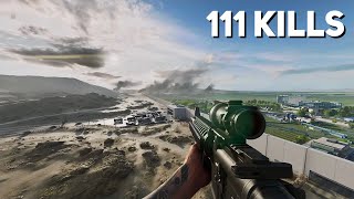 Battlefield 2042 111 Kills With M16A3 On Breakthrough No Commentary Gameplay [upl. by Lew791]