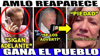 MARTES POR LA NOCHE REAPARE AMLO ¡ASI CELEBRA VICTORIA REFORMA PODER JUDICIAL [upl. by Bowe]