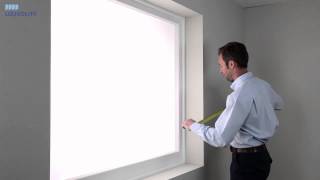 How to Measure amp Fit Roller Blinds  By Louvolite [upl. by Nosecyrb239]