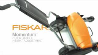 How to Adjust the Fiskars Momentum Cutting and Handlebar Height [upl. by Zipnick]