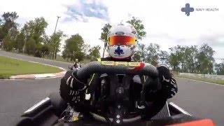 Chaz Mostert goes kart racing [upl. by Trebmer]