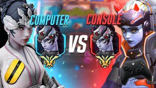 I challenged the RANK 1 console player to a Widowmaker 1v1  Overwatch 2 [upl. by Ennire]