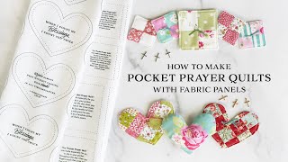 How to Make Pocket Prayer Quilts with Fabric Panels  a Shabby Fabrics Tutorial [upl. by Wye]