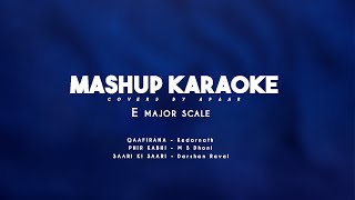 Free Mashup Karaoke Qaafirana Phir Kabhi Saari ki saari 20  Bollywood Mashup with lyrics 2021 [upl. by Gnirol]