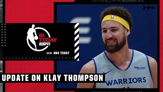 Reacting to Klay Thompsons potential return being before Christmas  NBA Today [upl. by Eilrebmik]