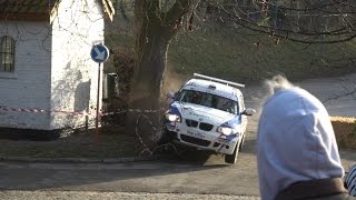 Crash Rally van Haspengouw 2017 SS1 Walshoutem Patrick Diels amp Patrick Flas BMW 132I [upl. by Jackelyn]