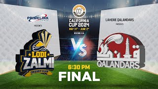 FINAL – Primelink Express Zalmi 🆚 LG Qalandars – 06022024 – 630 PM [upl. by Savell]