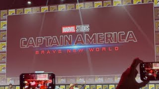 New 2024 Mavel Hall H Panel  Captain America Brave New World  SDCC  Harrison Ford joins MCU [upl. by Spike]