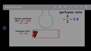 Alveolar Ventilation  Perfusion ratio [upl. by Arrec892]