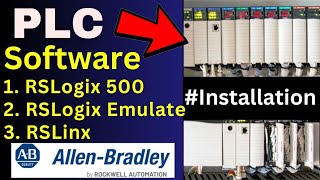 how to Install Allen Bradley PLC programming software  how to download RS logix500 software [upl. by Aschim766]