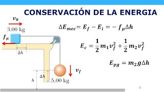 Cuál es la rapidez de los bloques  Fuerzas no conservativas [upl. by Edlyn]