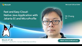 Fast and Easy CloudNative Java Application with Jakarta EE and MicroProfile  YK Chang [upl. by Jacintha678]