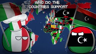 WHO DO THE COUNTRIES SUPPORT Italy or Libya Alternative Mapping P32 [upl. by Elleivad]