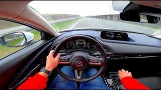 2022 Mazda CX30 SkyactivG M Hybrid 150 HP  POV Test Drive exhaust sound and acceleraction [upl. by Tiny94]