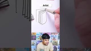 How to draw a book noob vs pro [upl. by Lananna661]