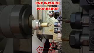 Turn Mill With Double Head Tool Holder CNC Machine Cutting Process cnc shorts machine turning [upl. by Coates]