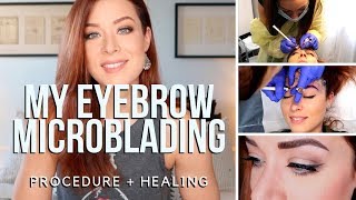 My Microblading Experience  Procedure  Healing [upl. by Stegman]