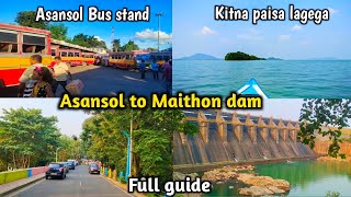 Asansol to Maithon dam  आसनसोल से मैथन डेम बस से कैसे जाए [upl. by Ramsey67]