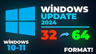 Windows 32 bitten 64 bite nasıl geçirilir format ile Windows sistem yükseltme Güncel Rehber [upl. by Ennywg]