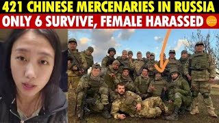 421 Chinese Mercenaries in Russia Just 6 Left—99 Killed Female Influencer Harassed by Soldiers [upl. by Gustave]