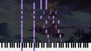 Touhou 13 TD Shoutoku Legend  True Administrator Piano Arrangement [upl. by Neneek]