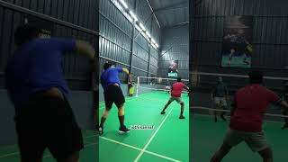 badminton shots badminton unique shots badminton trick shots 2024 badminton rule video shuttle [upl. by Aitenev]