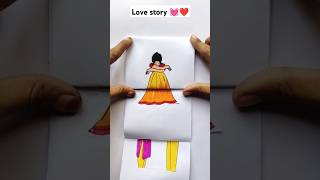 Love story 💓❤ love storyart KhushiDrawingAcademy1 [upl. by Everett511]