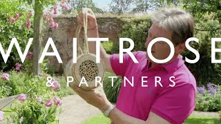 How to Encourage Bees into your Garden with Alan Titchmarsh  Waitrose amp Partners [upl. by Helprin]