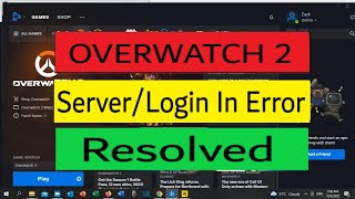 Fix Game Server Connection Failed Overwatch 2  Game Server Login In Error Resolved [upl. by Tarryn]