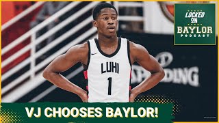 2024 5 Star Guard VJ Edgecombe Commits to Baylor over Duke and Kentucky [upl. by Ydal201]