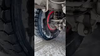 Truck rear brake disc cooling process [upl. by Rush]