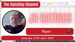 The Dutching Channel  Horse Racing  Excel  27042024  Ripon Tips [upl. by Grishilde661]