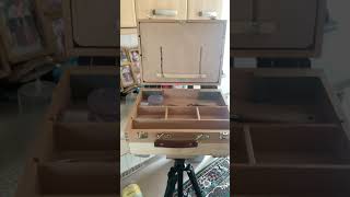 DIY Pochade box for plein air painting [upl. by Suqram]