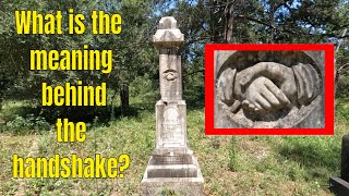 What Does the Handshake Mean on Gravestone [upl. by Yelha]