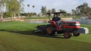 Putting Green Aerification  Soil Reliever SR72 [upl. by Asirap129]